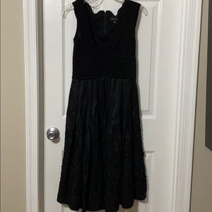 Black evening dress